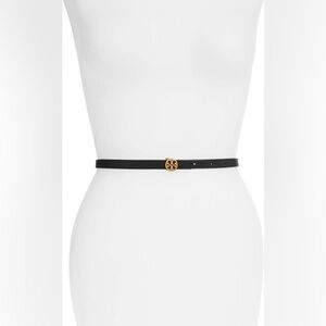 Tory Burch Skinny Logo Belt